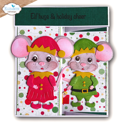 Elizabeth Craft Designs Snuggle Season Die Elf by Cute & Whimsical (2388)