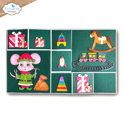 Elizabeth Craft Designs Snuggle Season Die Elf by Cute & Whimsical (2388)