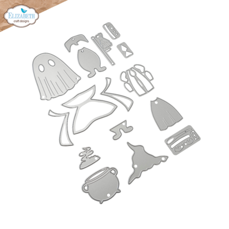 Elizabeth Craft Designs Snuggle Season Die Halloween Costumes Scary by Cute & Whimsical (2385)