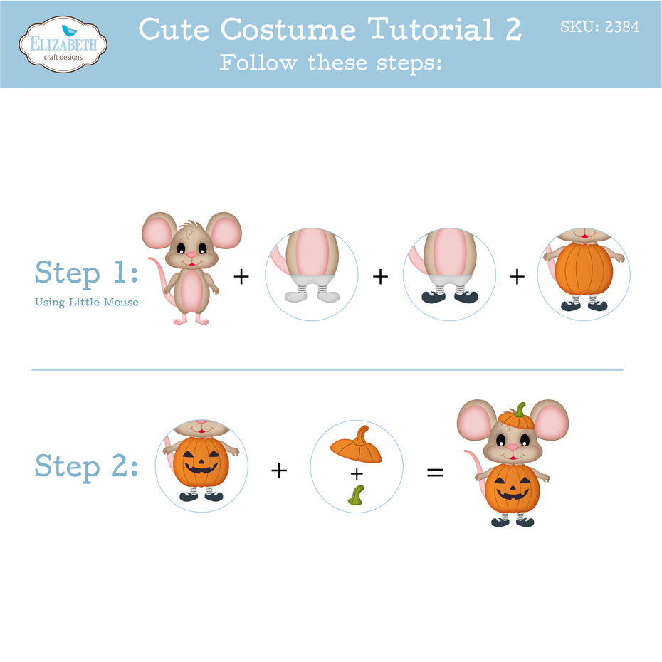 Elizabeth Craft Designs Snuggle Season Die Halloween Costumes Cute by Cute & Whimsical (2384)