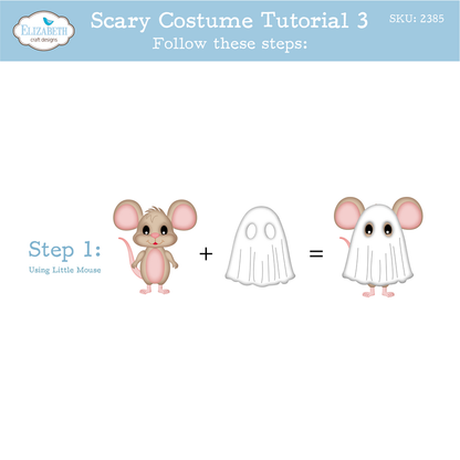 Elizabeth Craft Designs Snuggle Season Die Halloween Costumes Scary by Cute & Whimsical (2385)