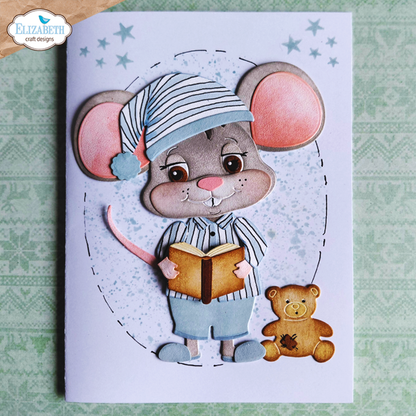 Elizabeth Craft Designs Snuggle Season Die PJ Party by Cute & Whimsical (2382)