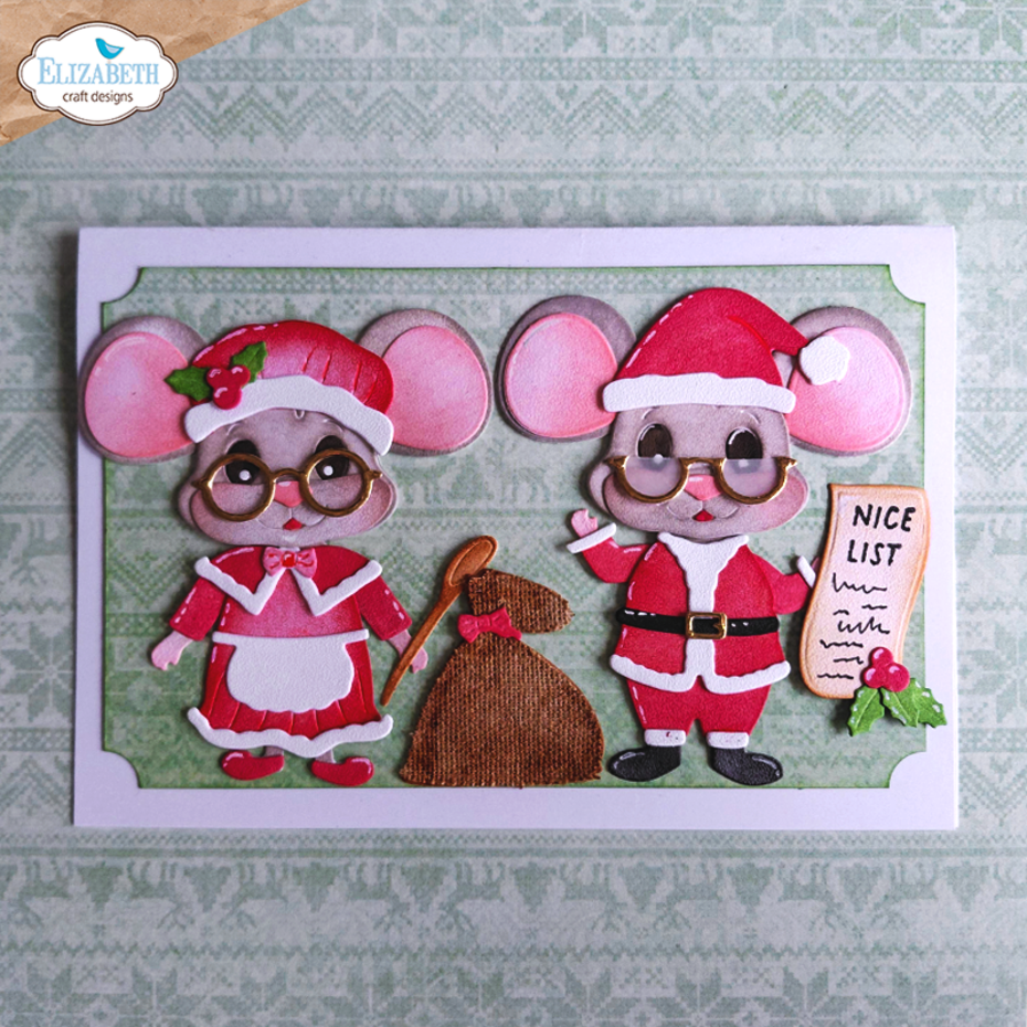 Elizabeth Craft Designs Snuggle Season Stamps Snuggle Season Sentiments by Cute & Whimsical (CS463)