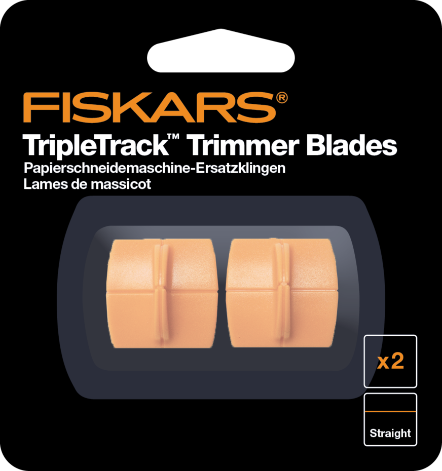 Fiskars - Paper Trimmer Blades TripleTrack Straight (2pcs)