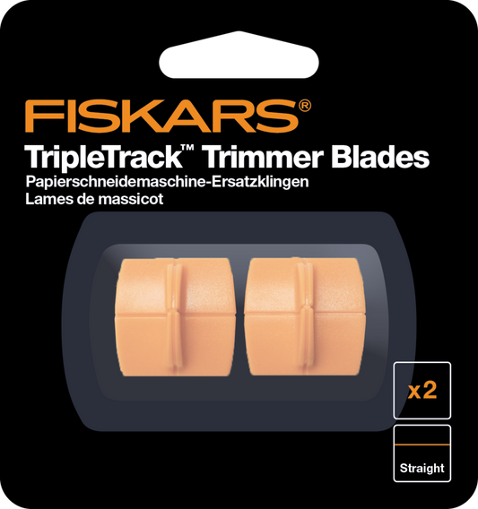 Fiskars - Paper Trimmer Blades TripleTrack Straight (2pcs)