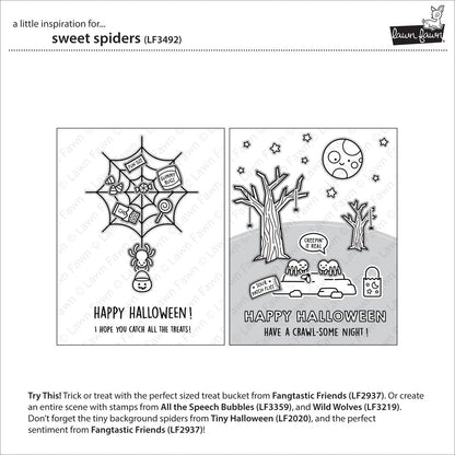 Lawn Fawn - Sweet Spiders