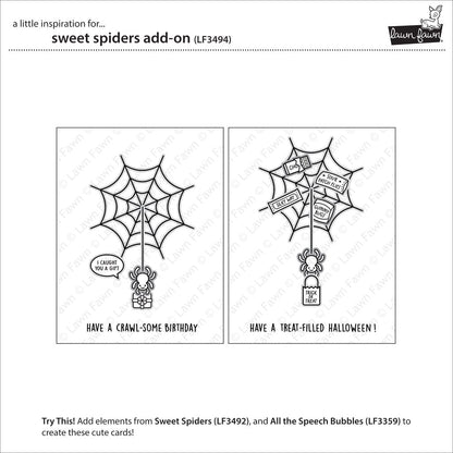 Lawn Fawn - Sweet Spiders Add-On