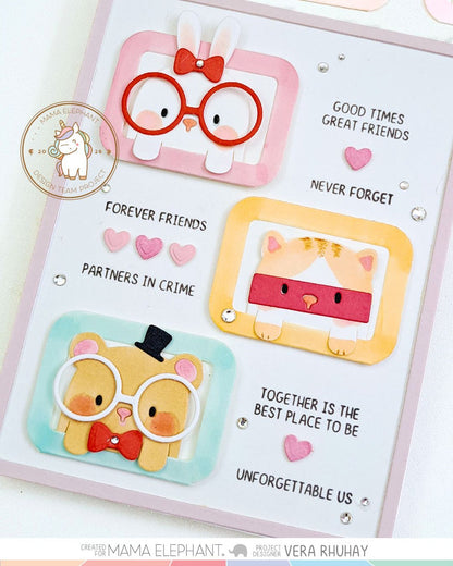 Mama Elephant - Mini Photo Frame - Creative Cuts
