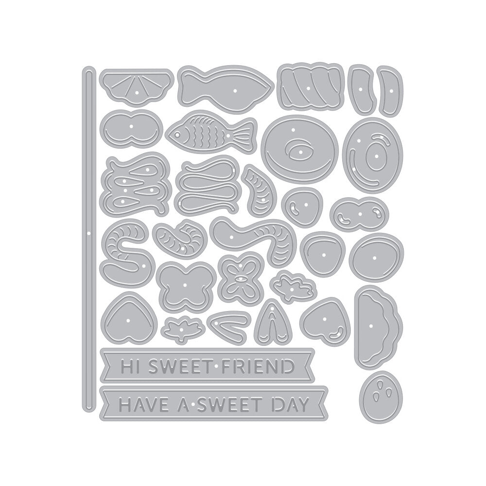 Hero Arts - Beary Sweet Die Set Candy Kebob
