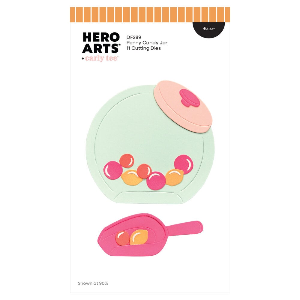 Hero Arts - Beary Sweet Die Set Penny Candy Jar