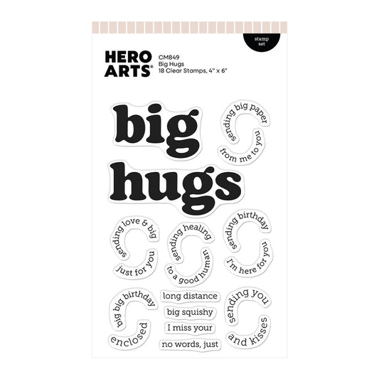 Hero Arts - Beary Sweet Stamp Set Big Hugs