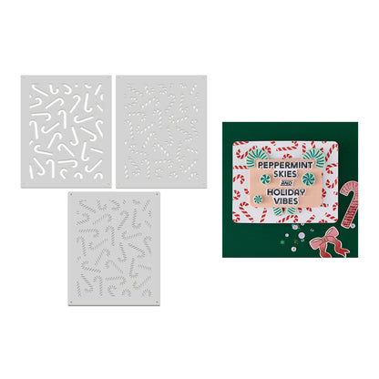 Hero Arts - Candy Cane Season Color Candy Cane Toss Up Layering Stencil (3pcs)