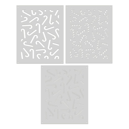 Hero Arts - Candy Cane Season Color Candy Cane Toss Up Layering Stencil (3pcs)