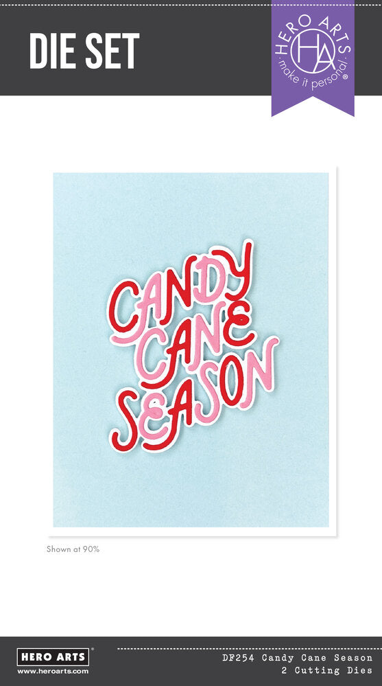 Hero Arts - Candy Cane Season Candy Cane Season Die Set