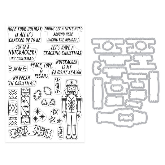 Hero Arts - Crackin' Christmas A Little Nuts Stamp & Cut