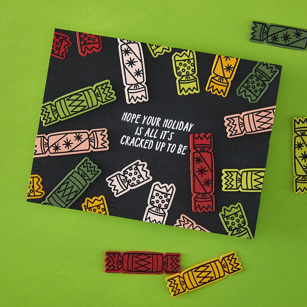 Hero Arts - Crackin' Christmas A Little Nuts Stamp & Cut