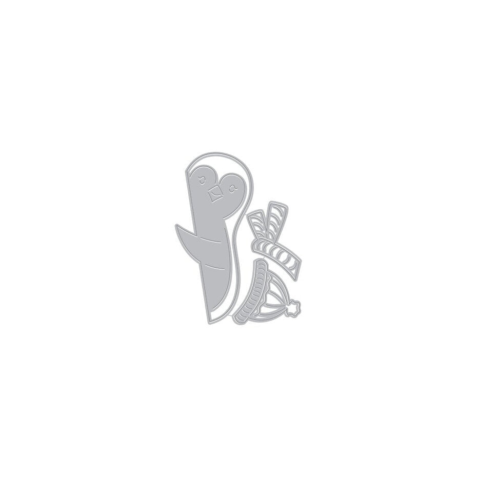 Hero Arts - Peeking Penguin Fancy Dies