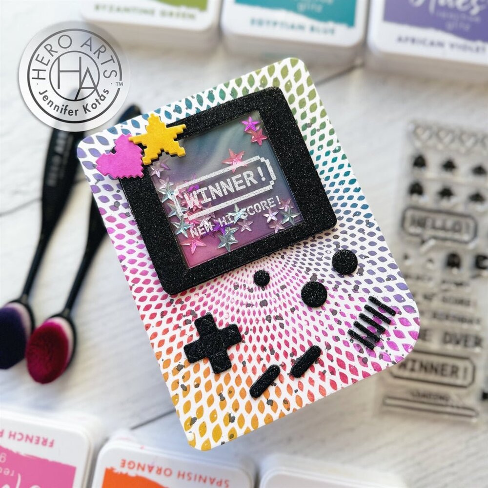 Hero Arts - Retro Game Clear Stamps