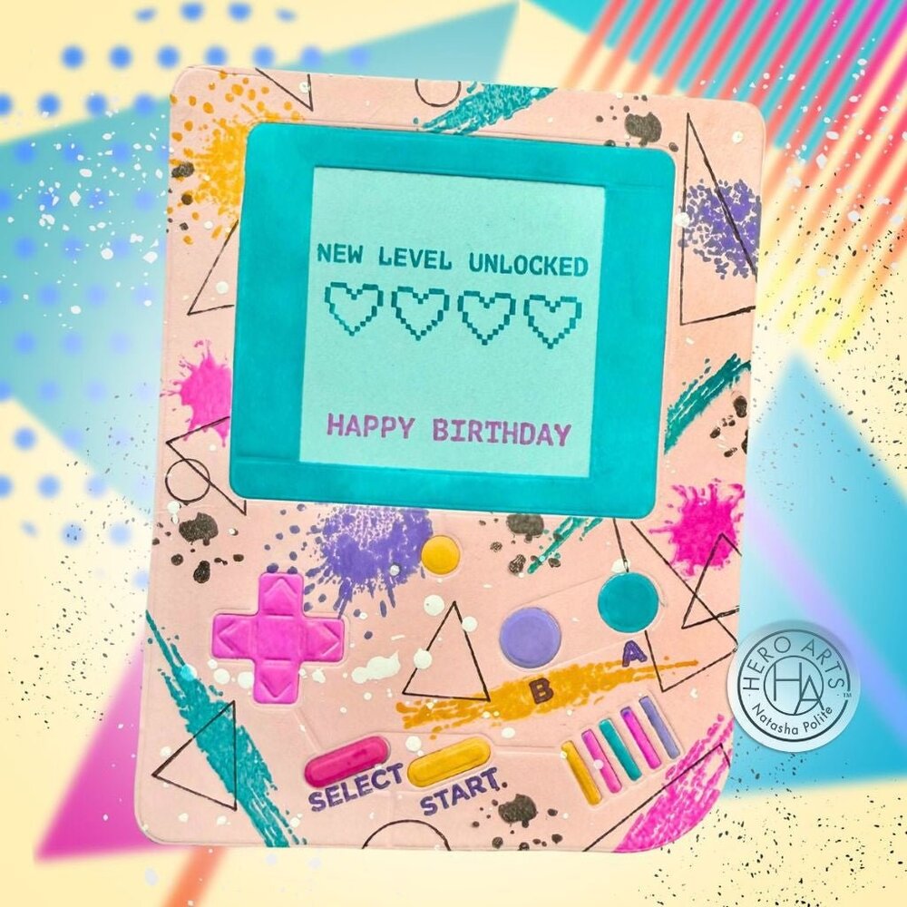 Hero Arts - Retro Game Clear Stamps