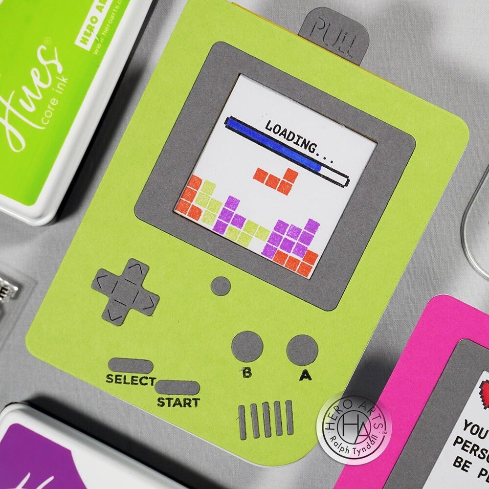 Hero Arts - Retro Game Clear Stamps
