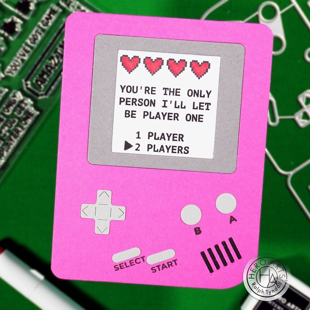 Hero Arts - Retro Game Clear Stamps