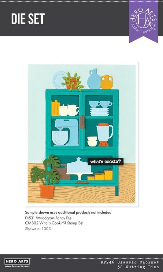 Hero Arts - Retro Kitchen Die Set Classic Cabinet