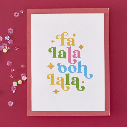 Hero Arts - Very Merry Letterpress + Foil Plate Fa La La