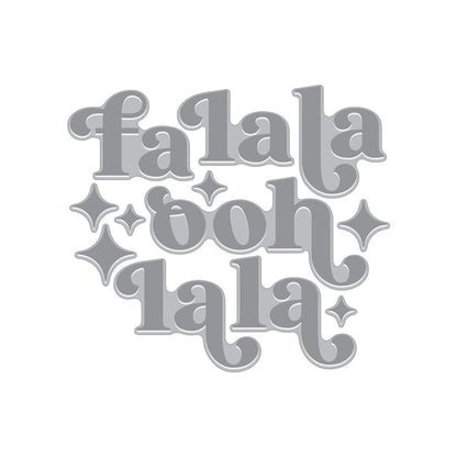 Hero Arts - Very Merry Letterpress + Foil Plate Fa La La