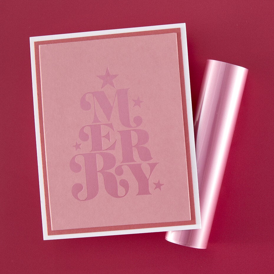 Hero Arts - Very Merry Letterpress + Foil Plate Merry
