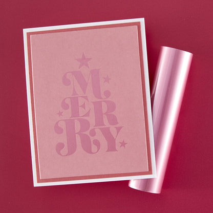 Hero Arts - Very Merry Letterpress + Foil Plate Merry
