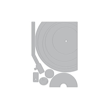 Hero Arts - Vintage Vinyl Drop the Needle Die Set