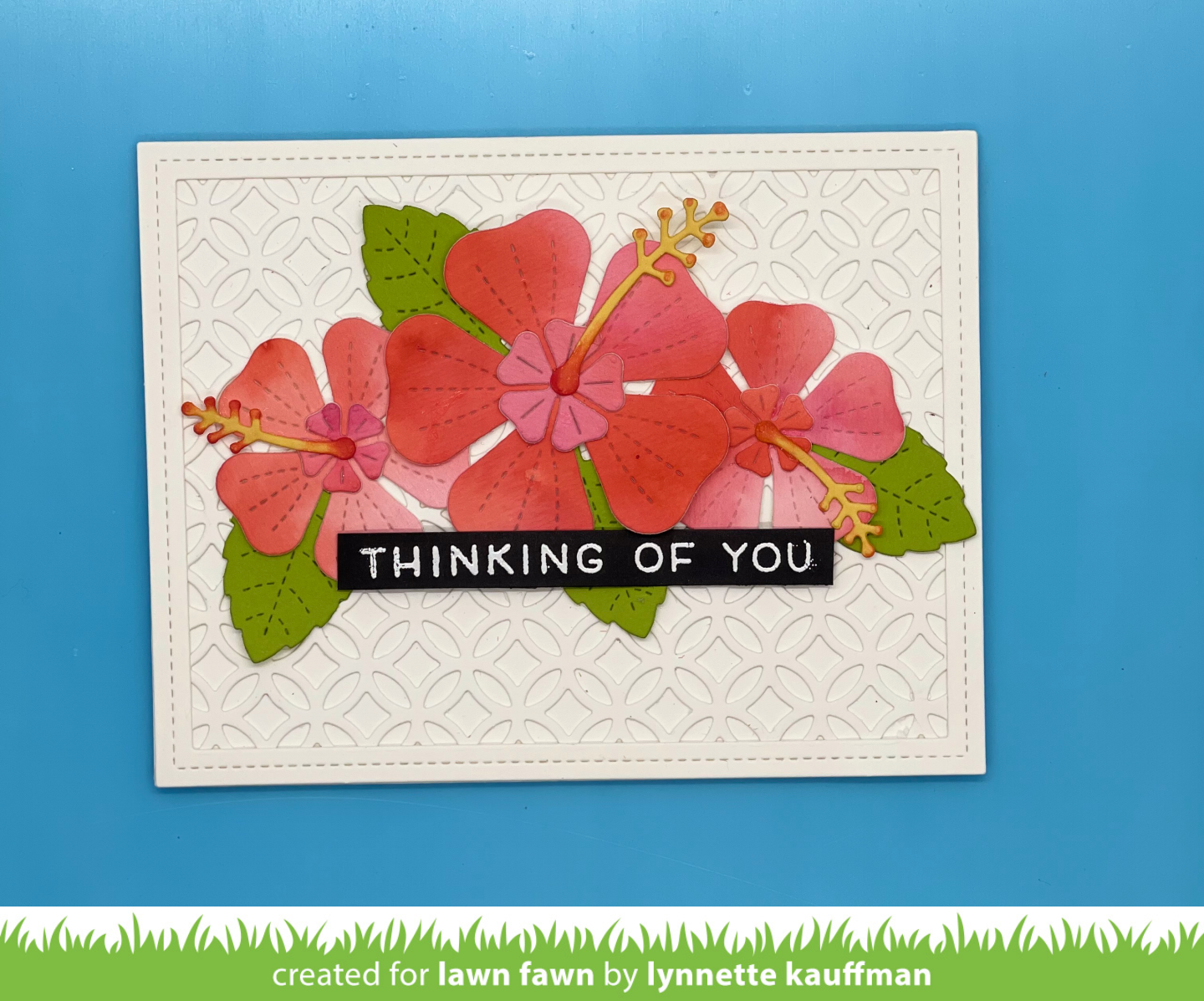 Lawn Fawn - Happy Hibiscus