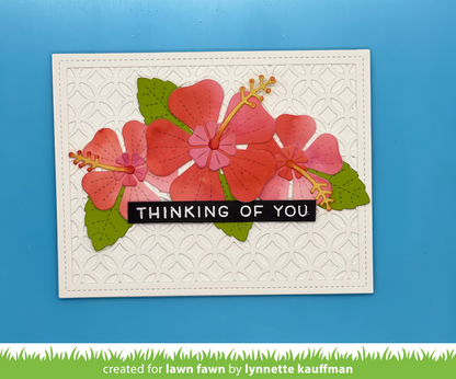 Lawn Fawn - Happy Hibiscus
