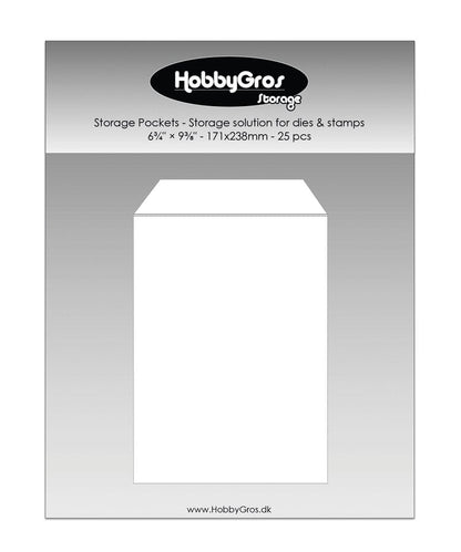 Hobbygros Storage - Storage Pockets Large (25pcs)