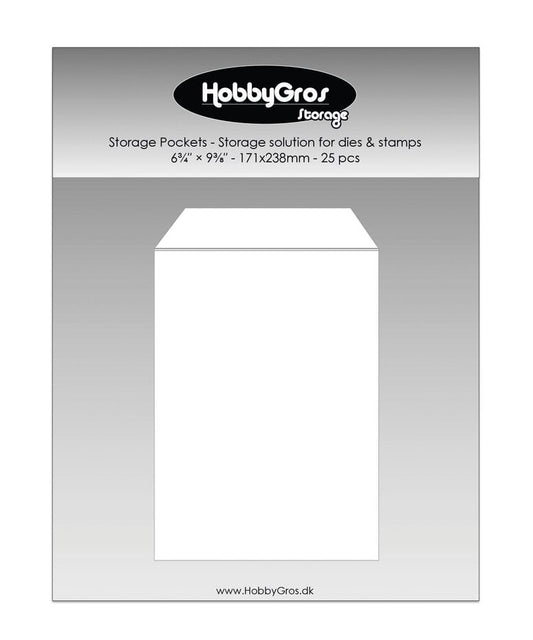 Hobbygros Storage - Storage Pockets Large (25pcs)