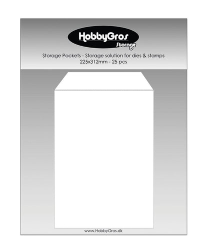 Hobbygros Storage - Storage Pockets Extra Large (25pcs)