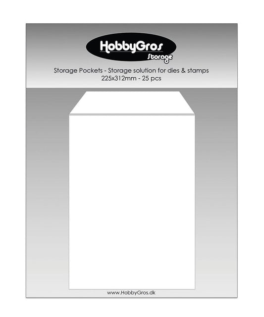 Hobbygros Storage - Storage Pockets Extra Large (25pcs)