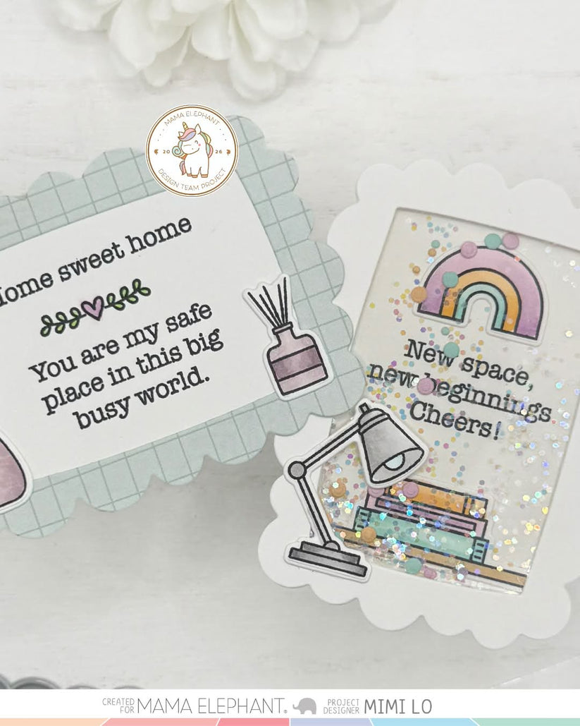 Mama Elephant - Silly Shaker Rectangle - Creative Cuts