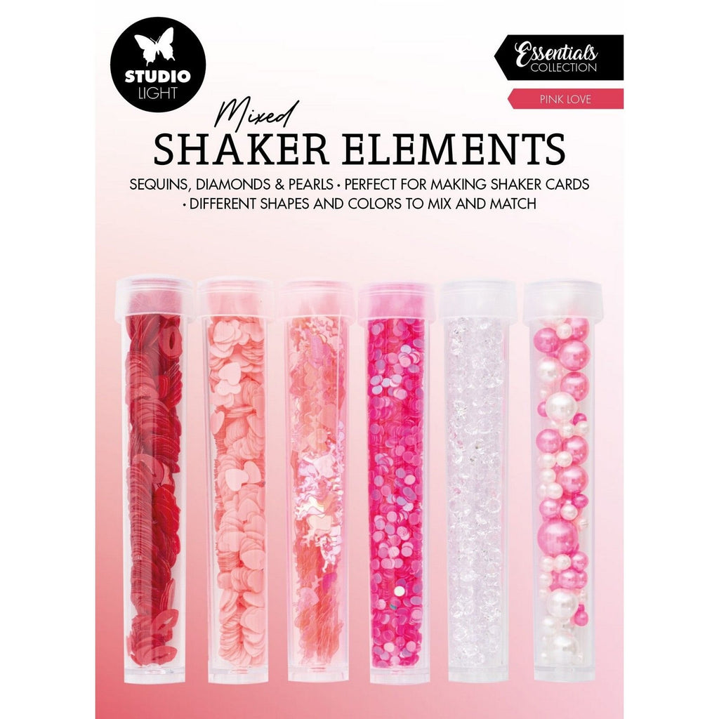Studio Light - Essentials Shaker Elements Pink Love (6pcs)