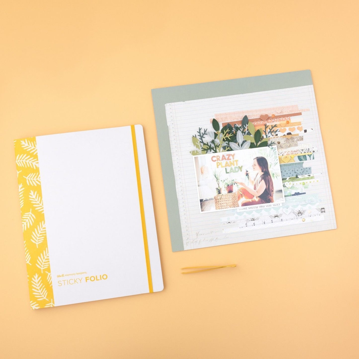 We R makers - Sticky Folio Yellow (5pcs)