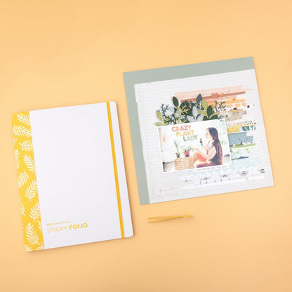 We R makers - Sticky Folio Yellow (5pcs)