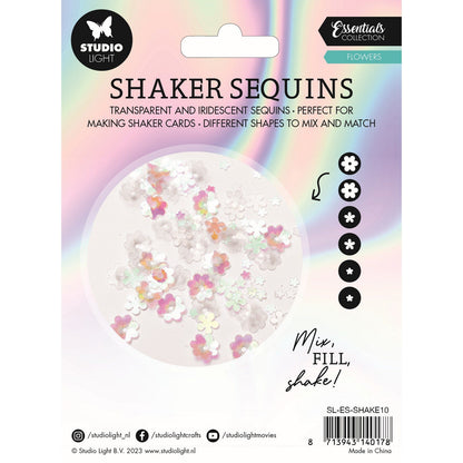 Studio Light - Essentials Shaker Elements Flowers (6pcs)
