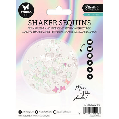 Studio Light - Essentials Shaker Elements Butterflies (6pcs)