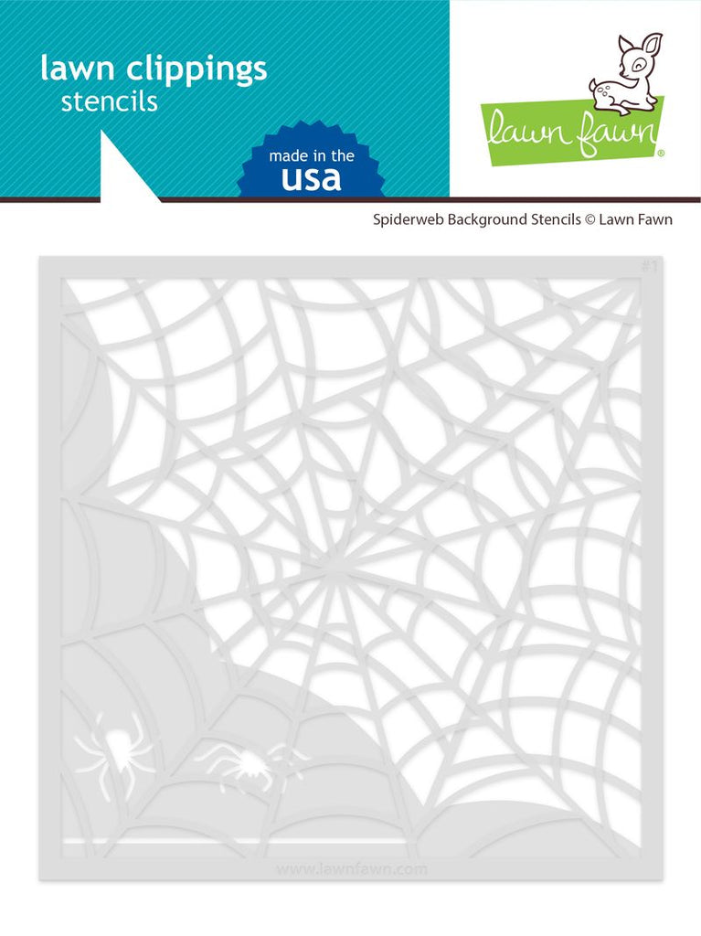 Lawn Fawn - Spiderweb Background Stencils (2pcs)