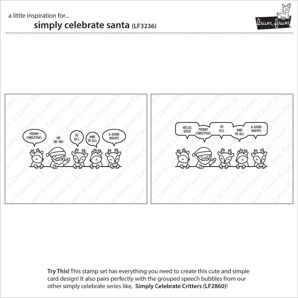 Lawn Fawn - Simply Celebrate Santa