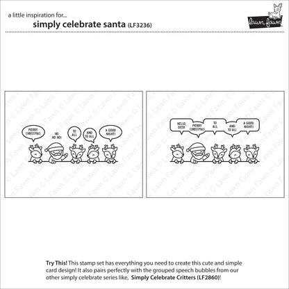 Lawn Fawn - Simply Celebrate Santa