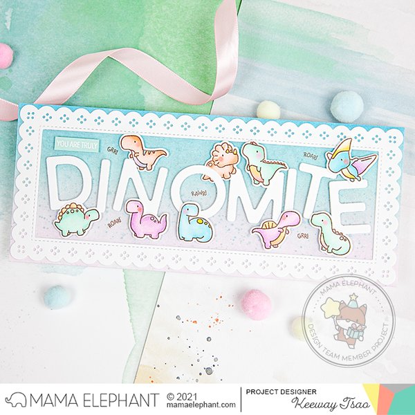 Mama Elephant - Slim Fancy Fence - Creative Cuts