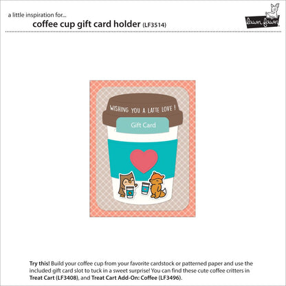 Lawn Fawn - Coffee Cup Gift Card Holder