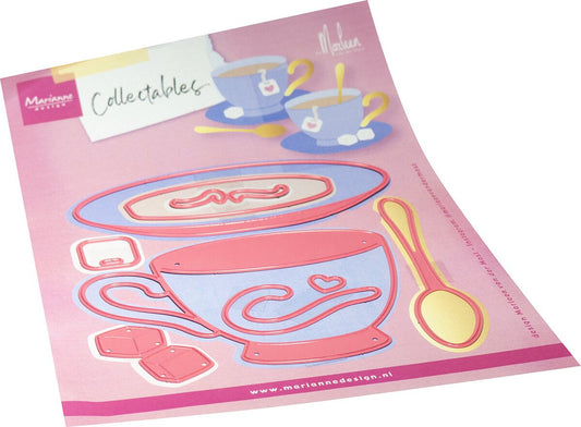 Marianne Design - Collectables Cup & Saucer by Marleen