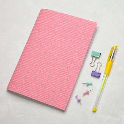 Masterpiece Design - Little Project Notebook Blanco Pages Pink (A5)